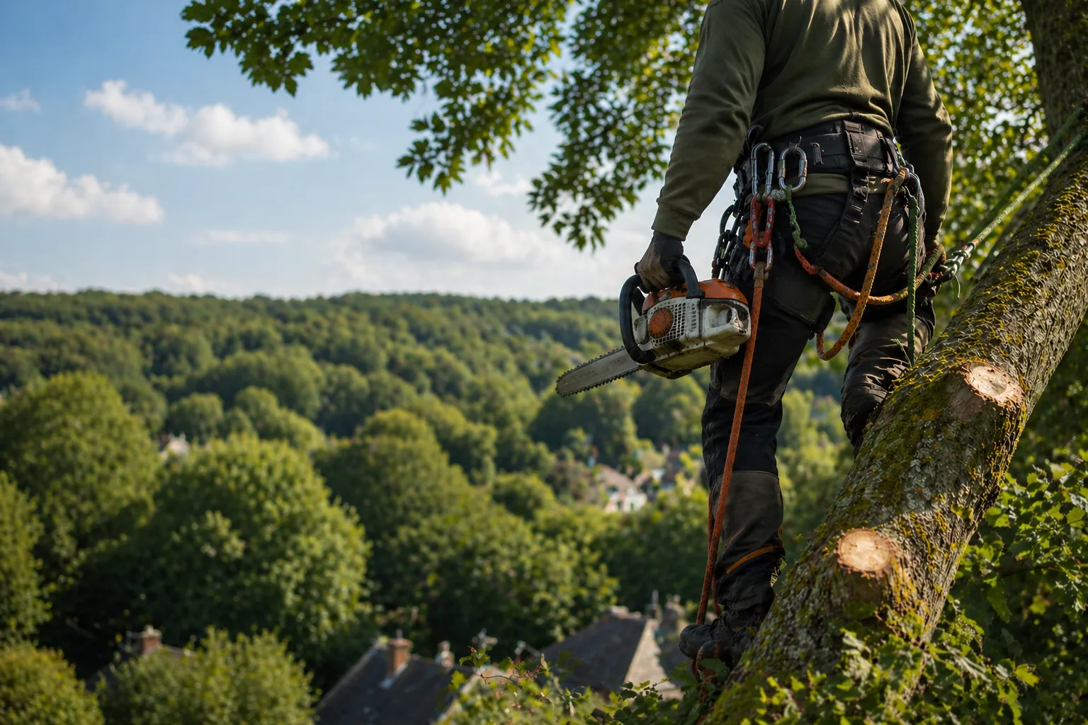 Livingston Tree Surgeon tree work